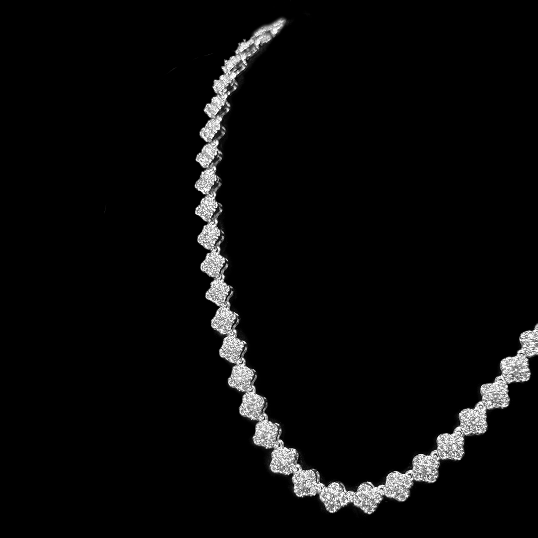 Cadena Van Cleef Micro Circón