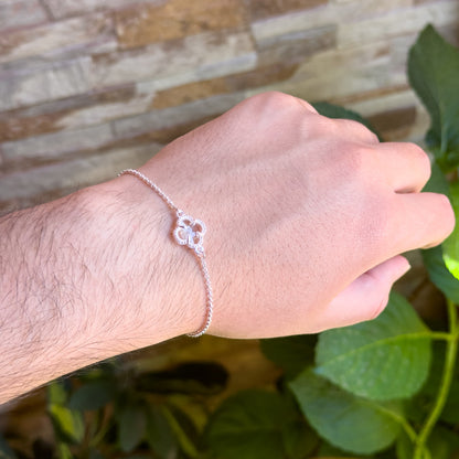 Pulsera Van Cleef Transparente